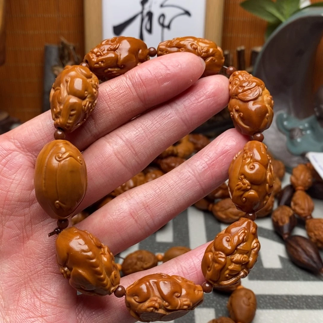 橄榄核手串/手链橄榄核雕工艺手串