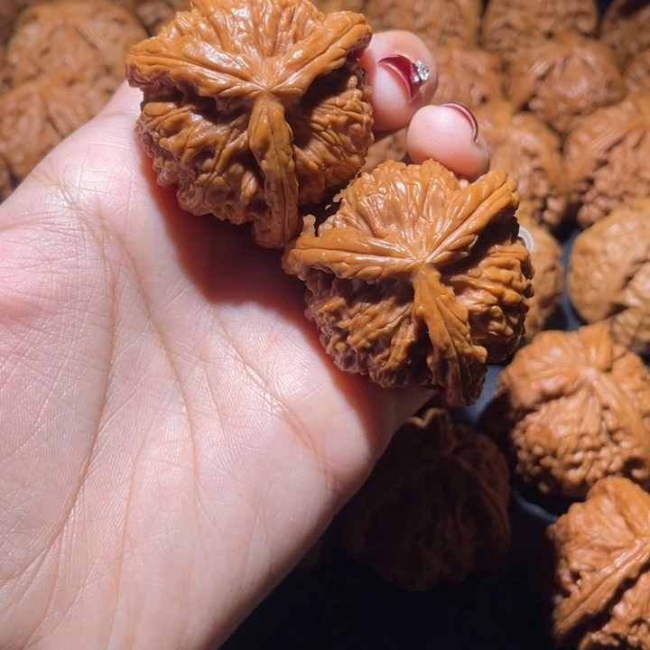 李***亮文玩核桃吊坠白狮子