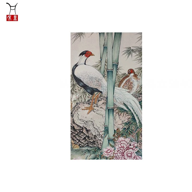 M1009锦鸡立轴40x82/2.9平尺