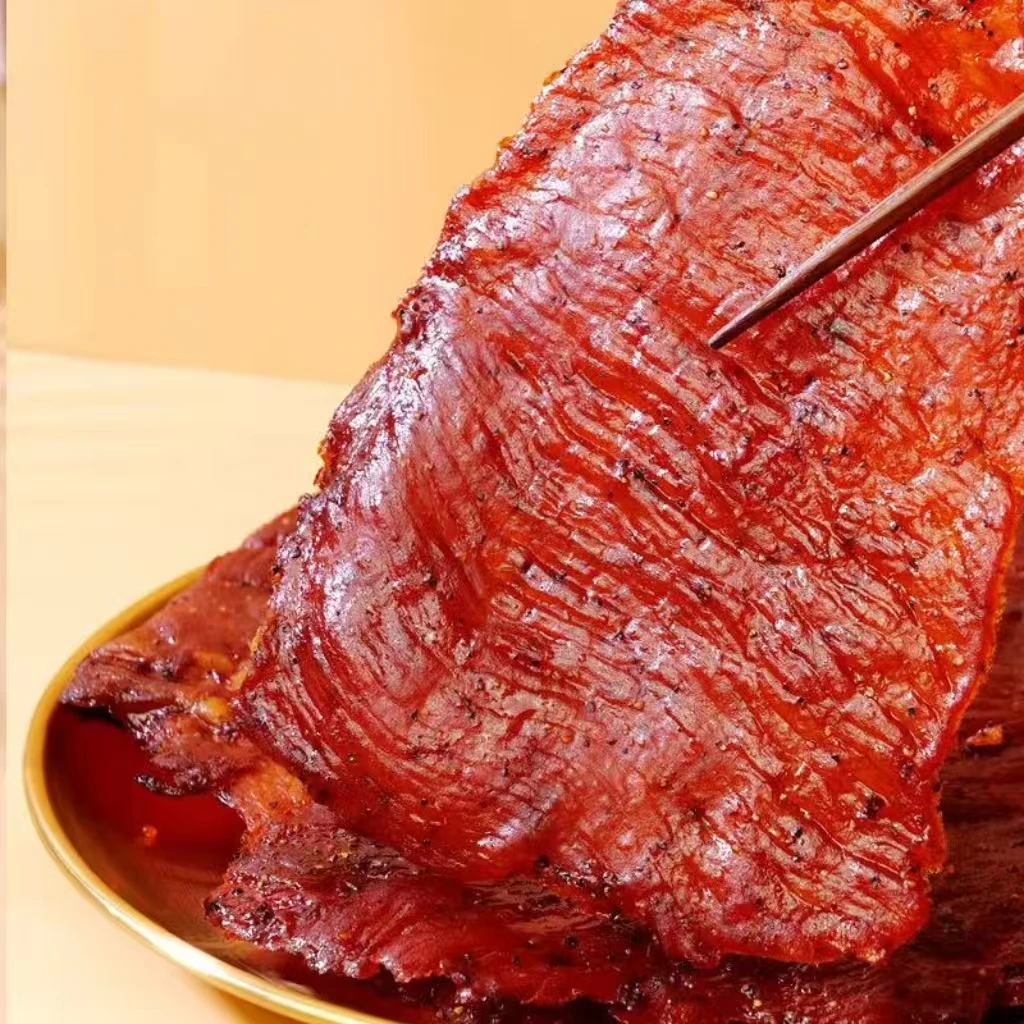 臻夫子 自然大片黑猪肉脯 （原味）250g