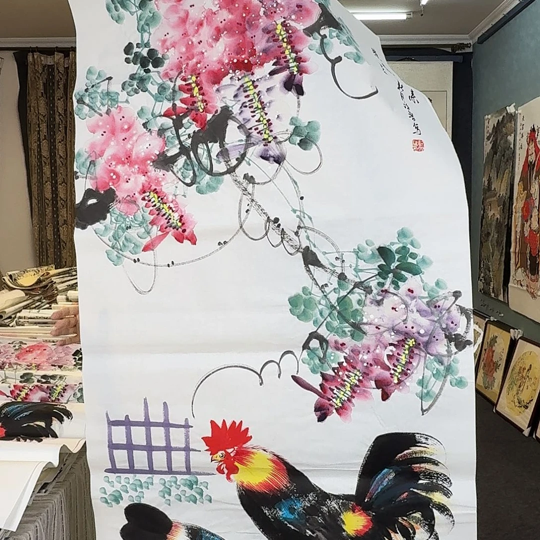 纯手绘的好作品品