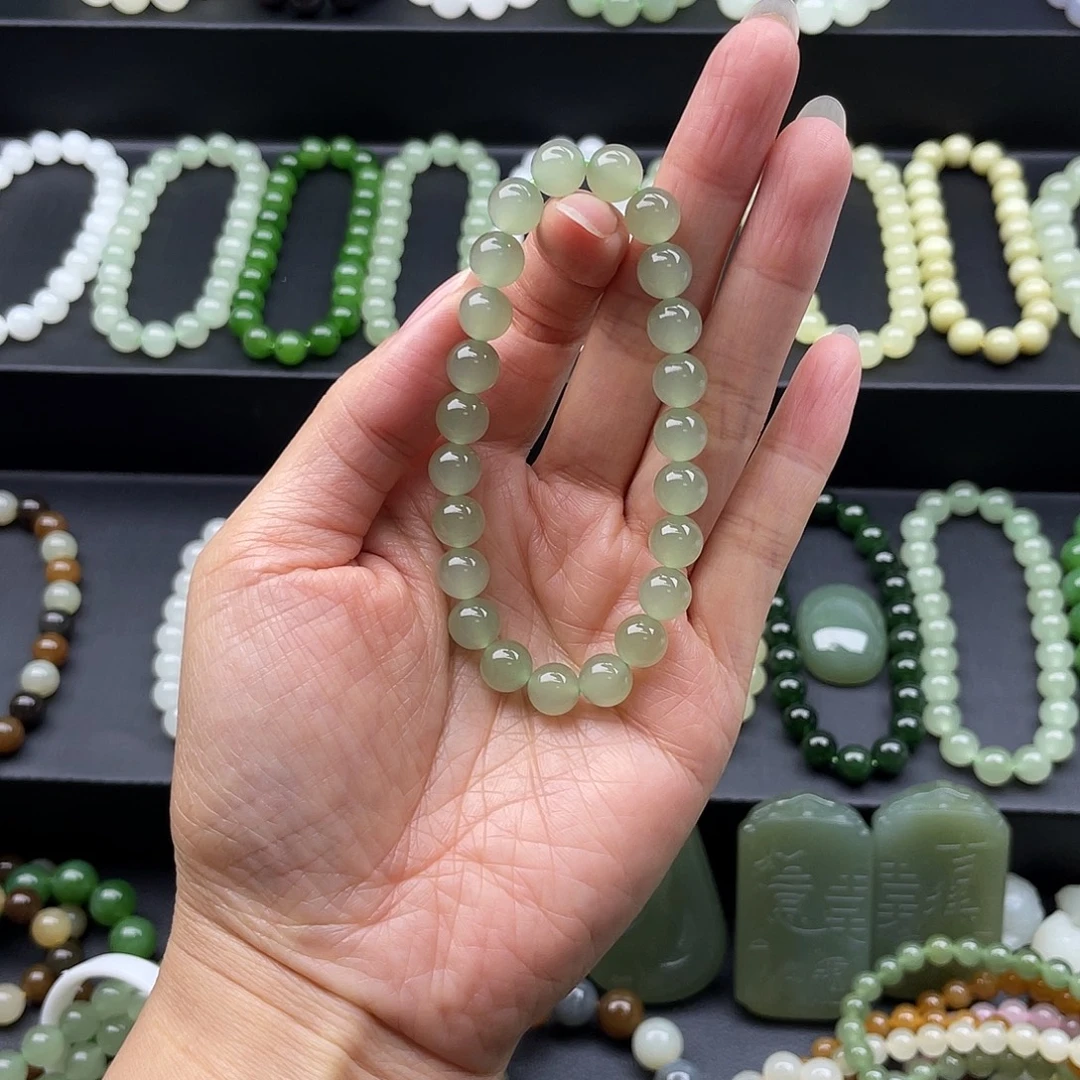 和田玉未镶嵌手链