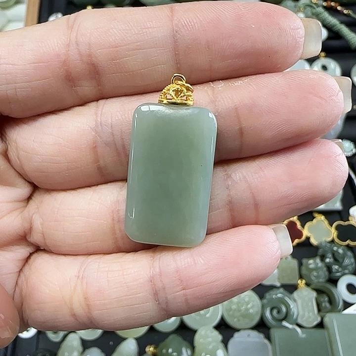 和田玉银S925镶嵌吊坠(不含链)不****悟