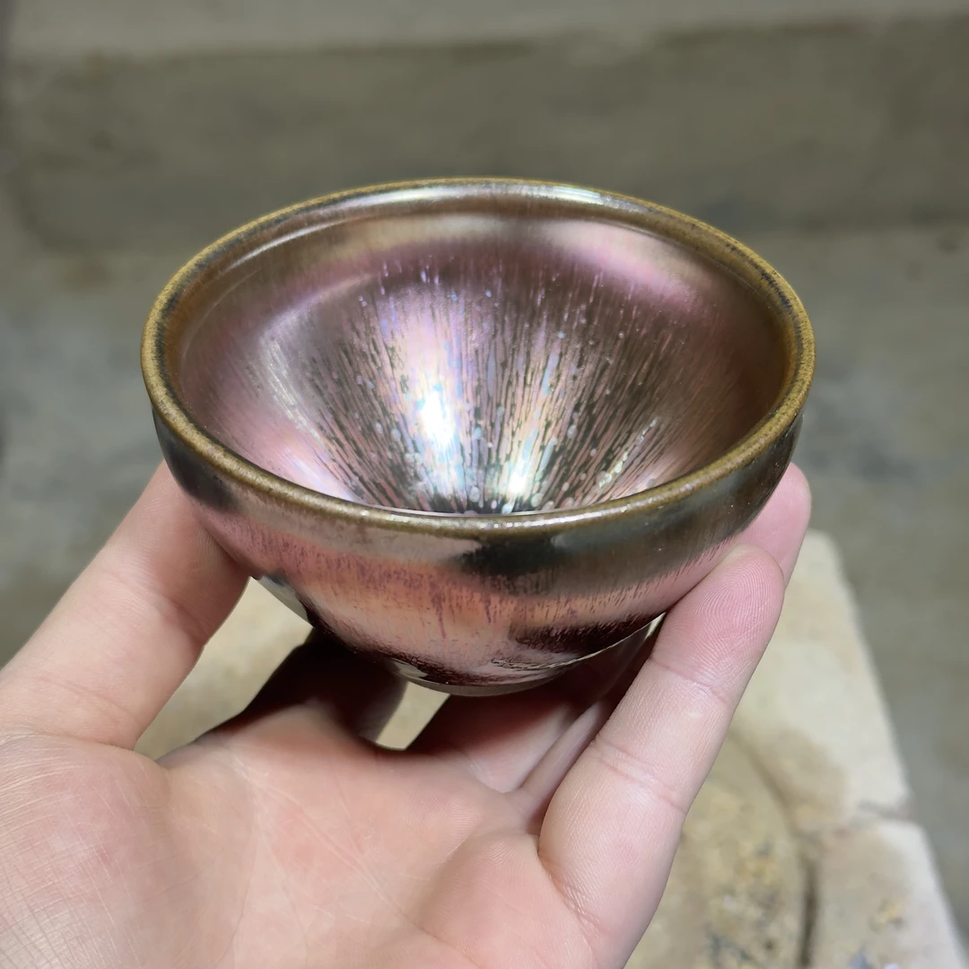 建窑--建盏 千丝万缕 茶盏主人杯礼盒装带溯源证书 电烧