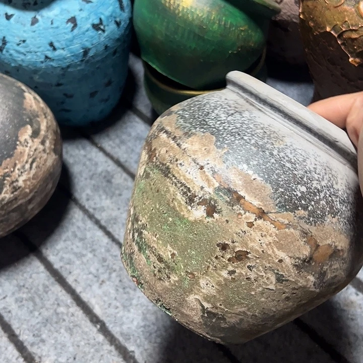 粗陶盆默认打孔高15口13
