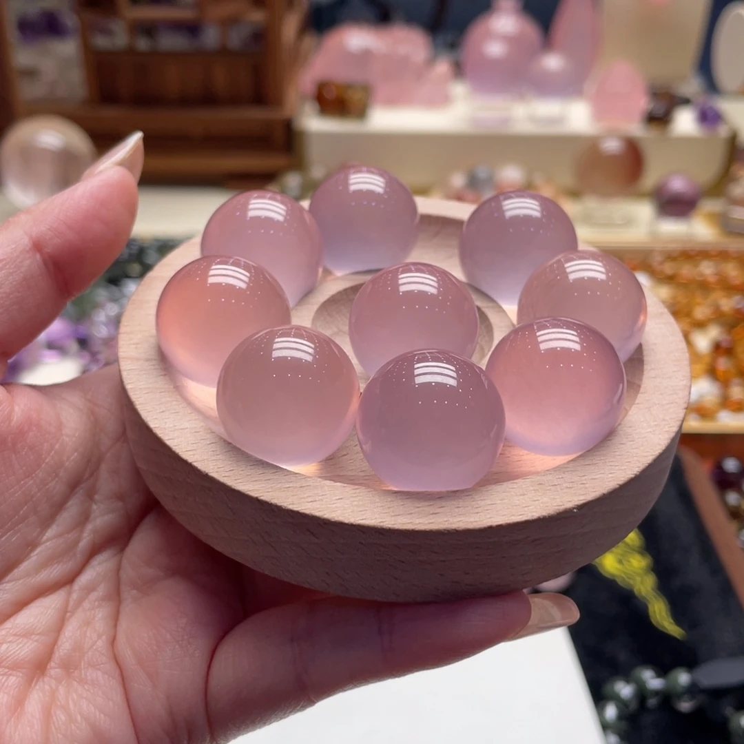 未镶嵌手链芙蓉石粉水晶21.5全净体