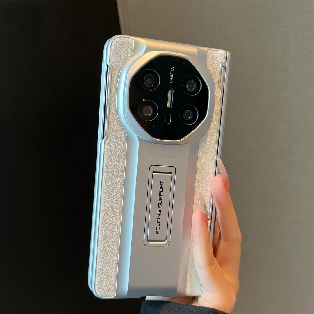 素皮超跑设计适用华为Matex6典藏版折叠屏手机壳Matex5防摔x3高档