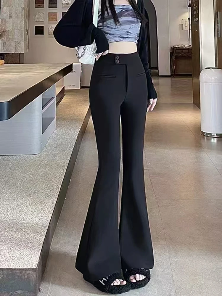 高腰女士前裤春秋百搭休9555
