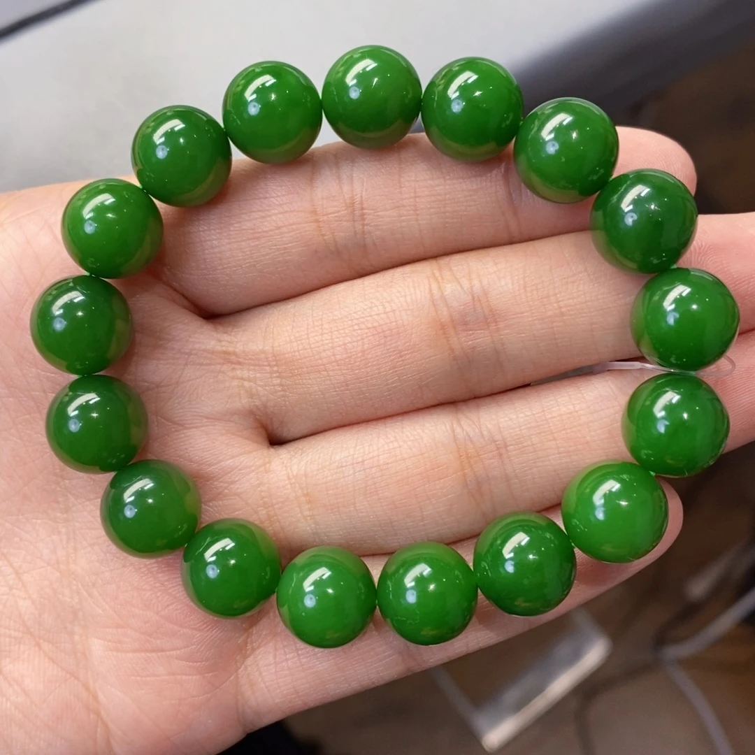 和田玉未镶嵌手串卡12