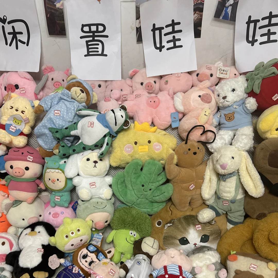 直播间选款 闲置毛绒抓机娃娃公仔适合作为婚礼抛洒玩偶生日礼物