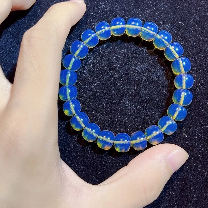 未镶嵌蓝珀珠宝奇石10mm