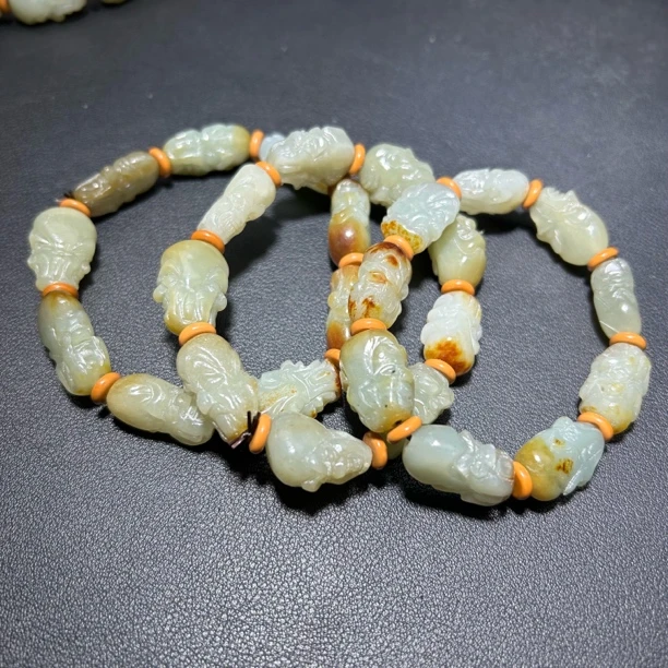 新疆和田玉 十八罗汉 基地质检 一物一证 拍一发一多样性发货