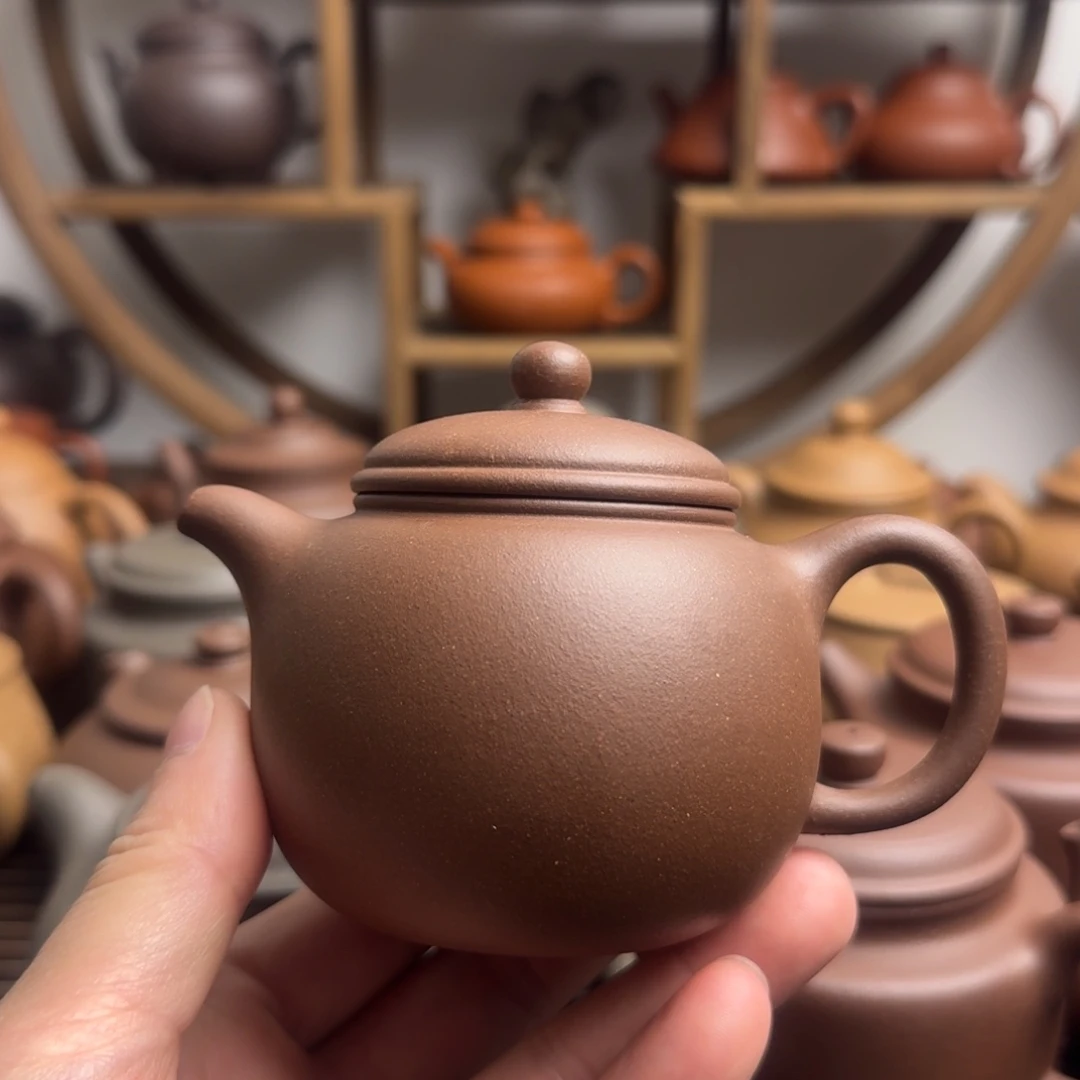 紫砂茶壶匏尊200cc台西嫩底槽清