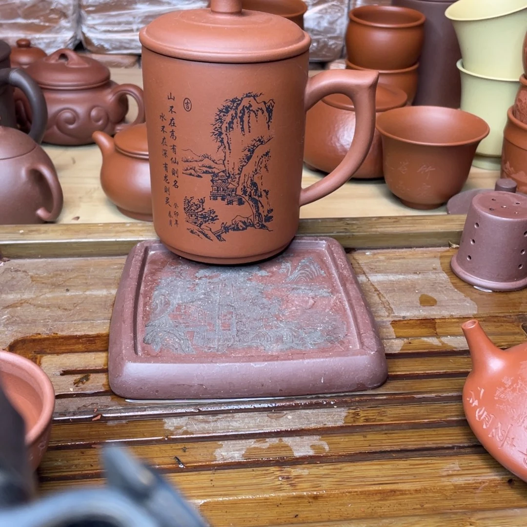 紫砂茶壶紫砂盖杯