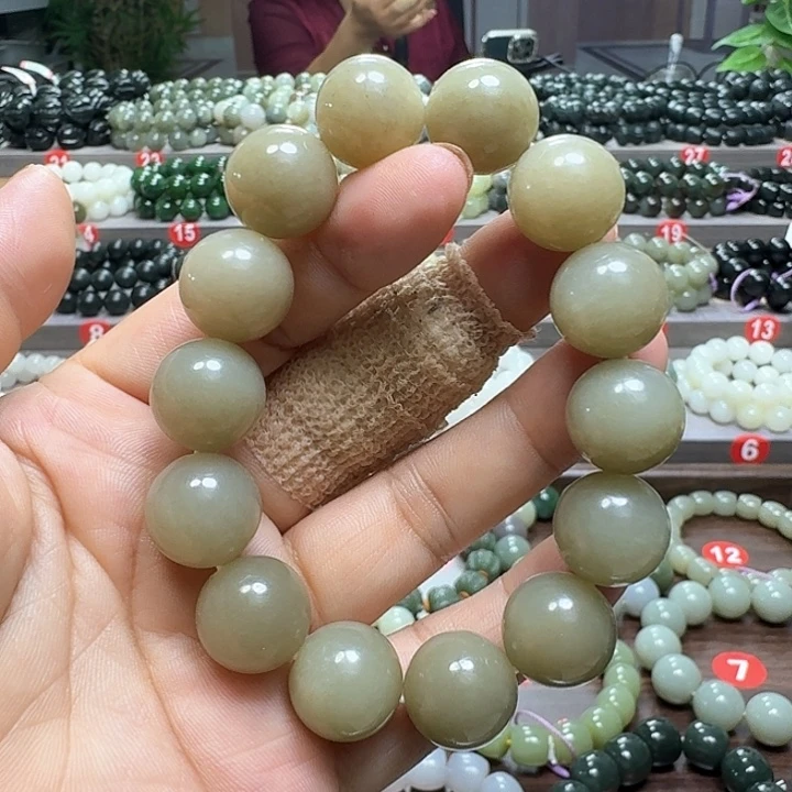 未镶嵌手链和田玉新疆且末糖卡16