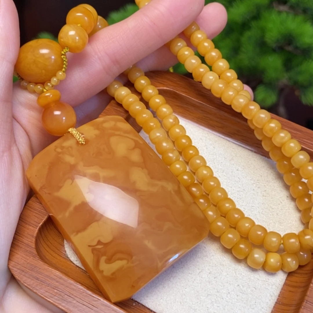 【闪购商品】未镶嵌颈饰蜜蜡项链