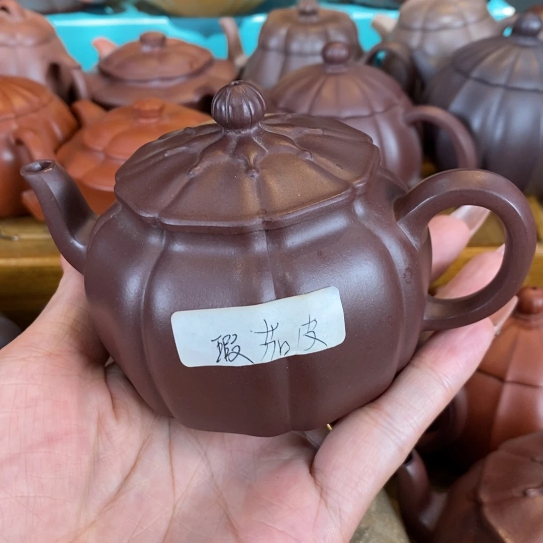 林***从茶壶紫砂原矿泥料手工壶直播间