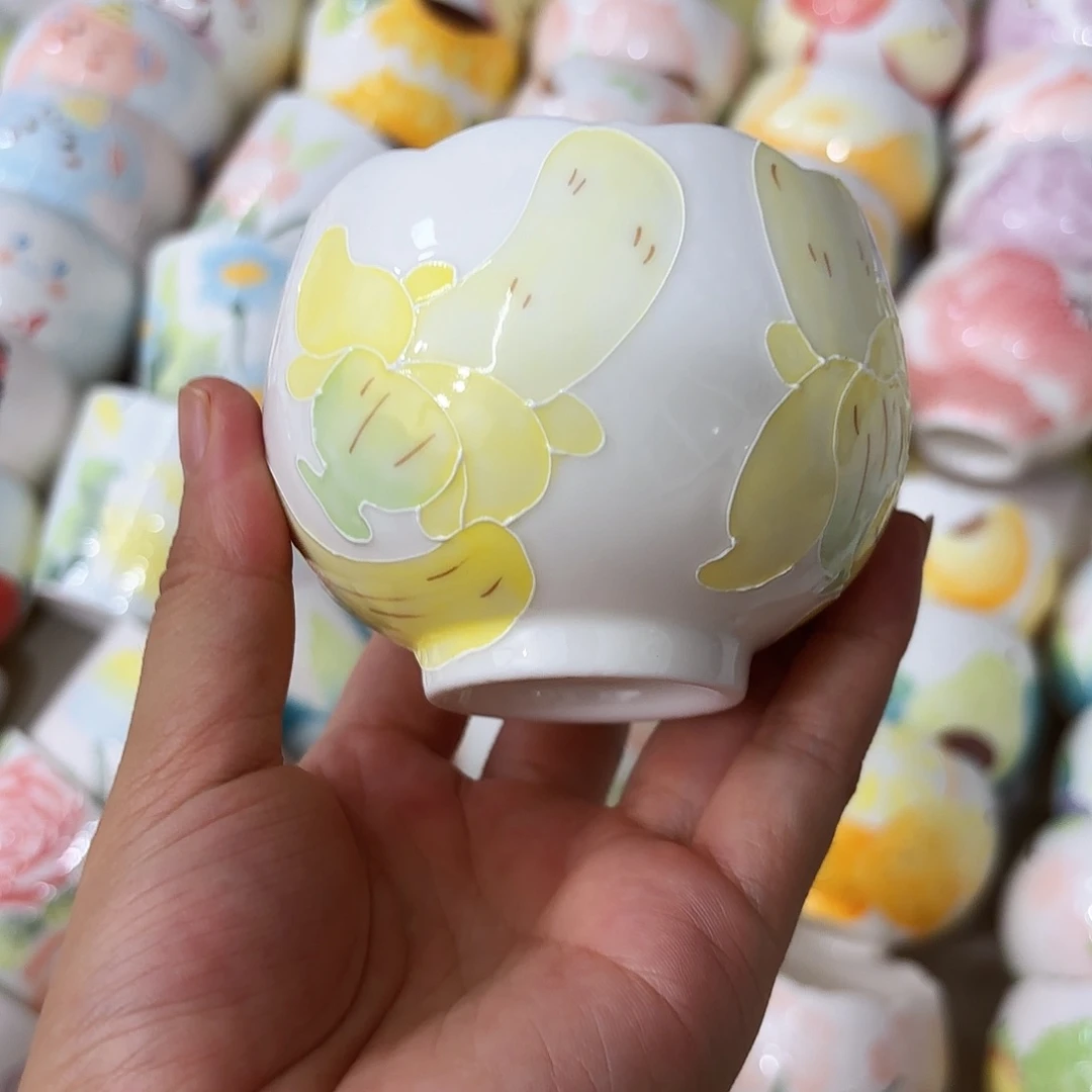 手绘创意高温釉下彩陶瓷
