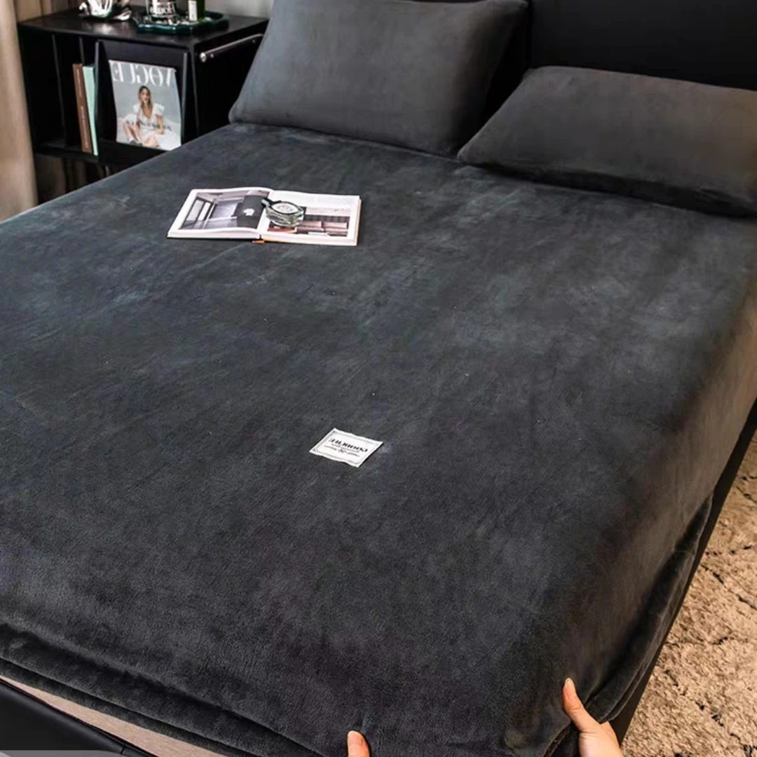 小华约100*200牛奶绒床笠不挑色发1