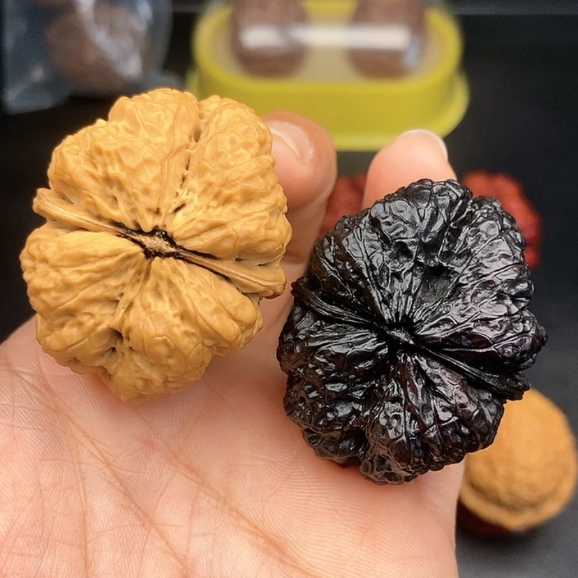 【闪购商品】把件文玩核桃42尺蝴蝶蟾