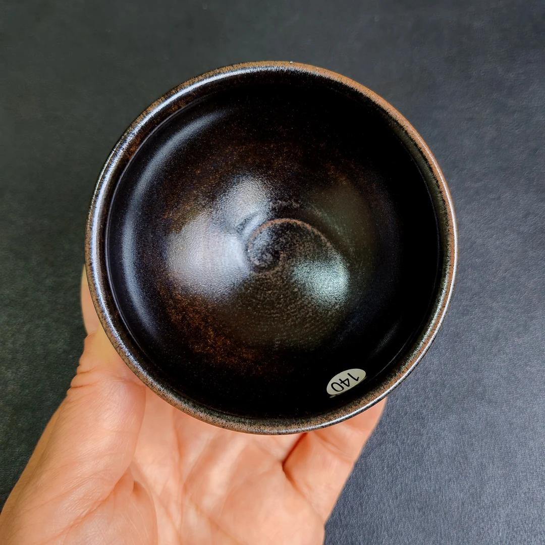 茶盏个人专用柴烧建盏主人杯茶器茶具家用茶盏一物一拍