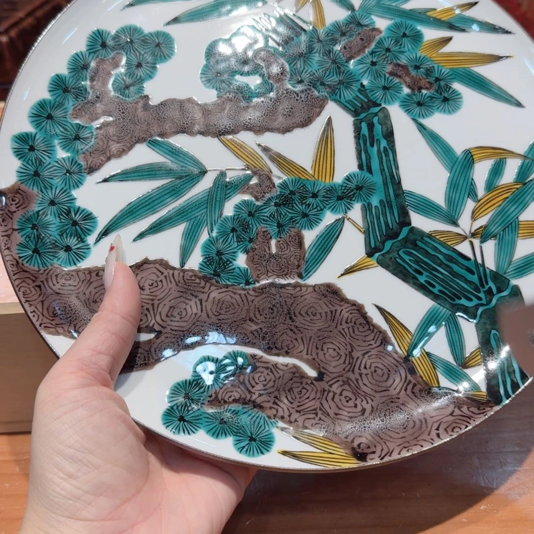 瓷片九谷烧直播间专享漂亮的瓷器瓷片