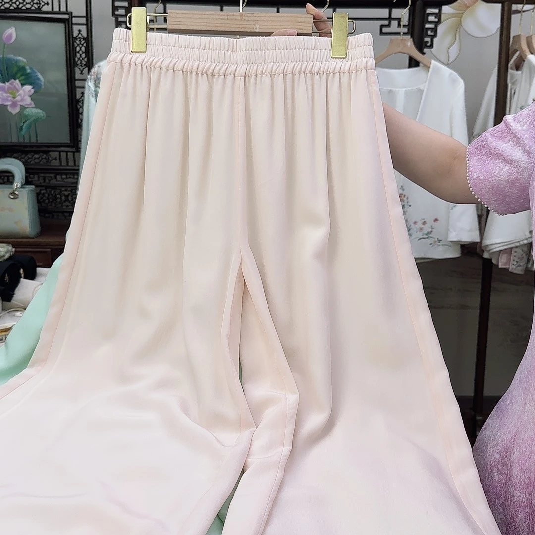 真丝的双层裤均码