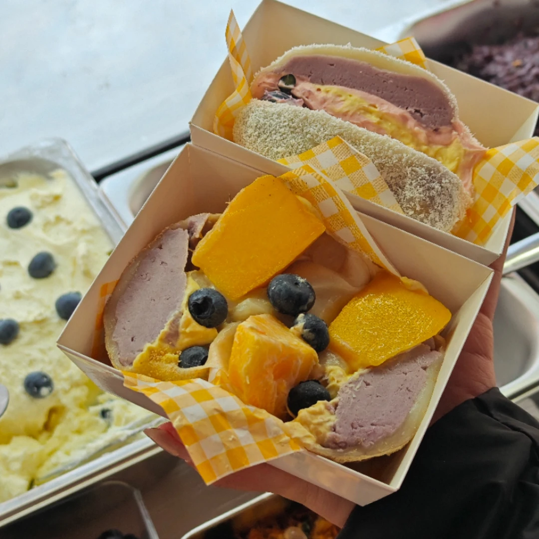 草莓奶酪➕新鲜草莓➕裹粉奥利奥