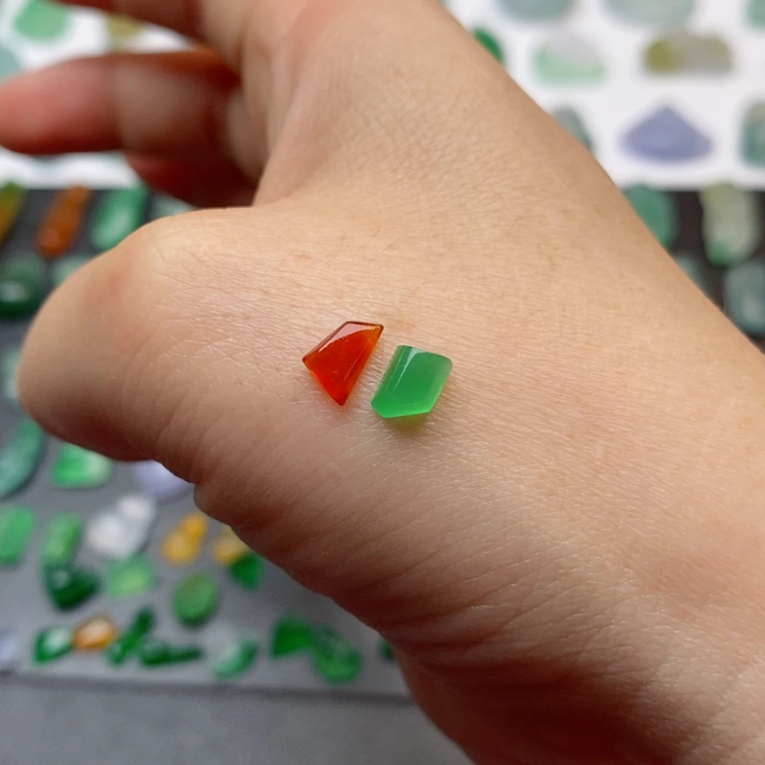 定制翡翠未镶嵌切割面