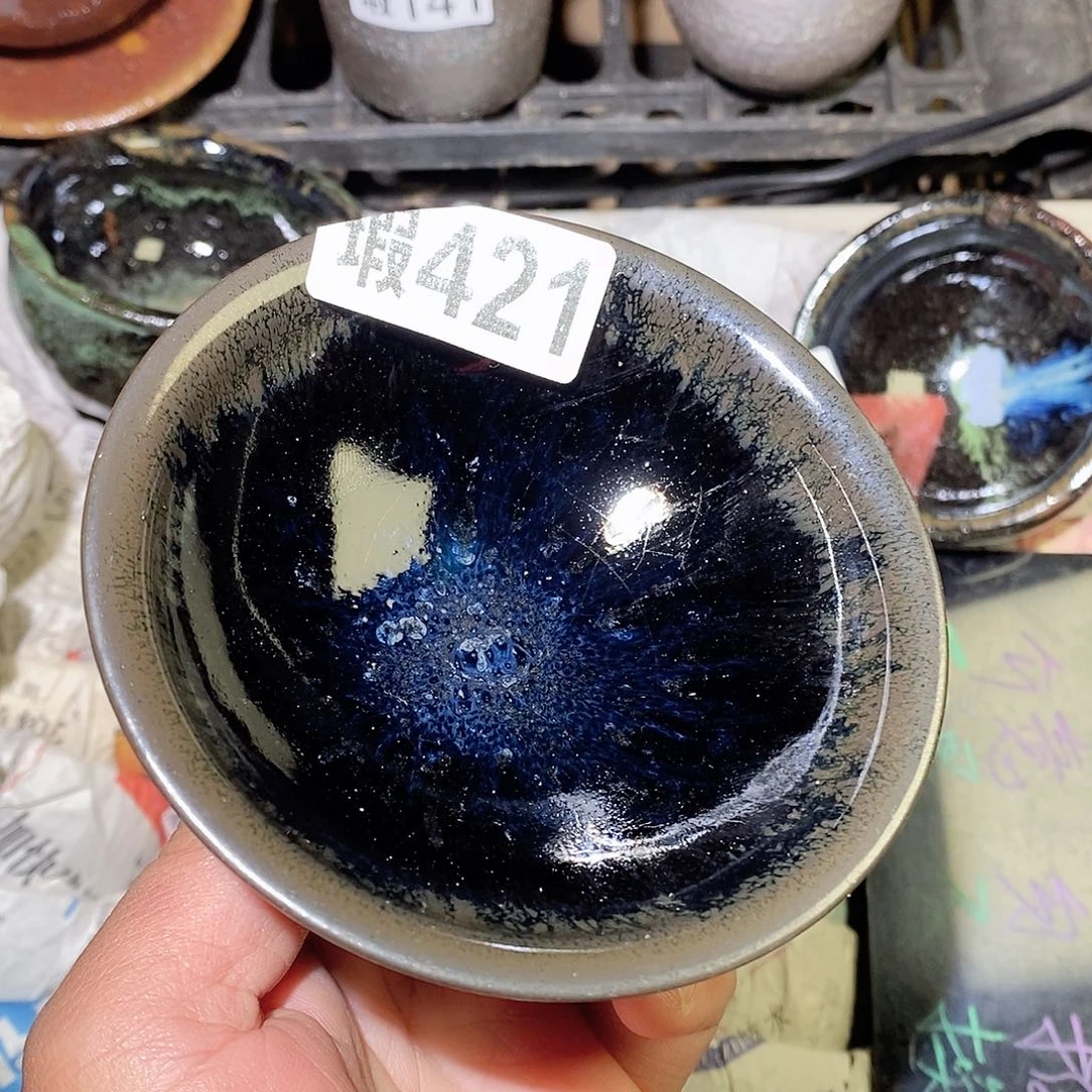 茶盏微瑕建盏主人杯子