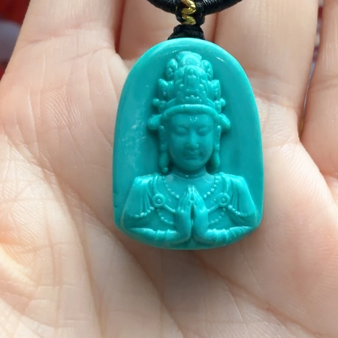 绿松石未镶嵌颈饰