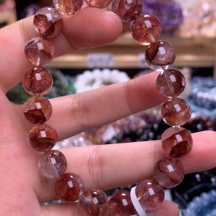 未镶嵌手串水晶9.9胶花