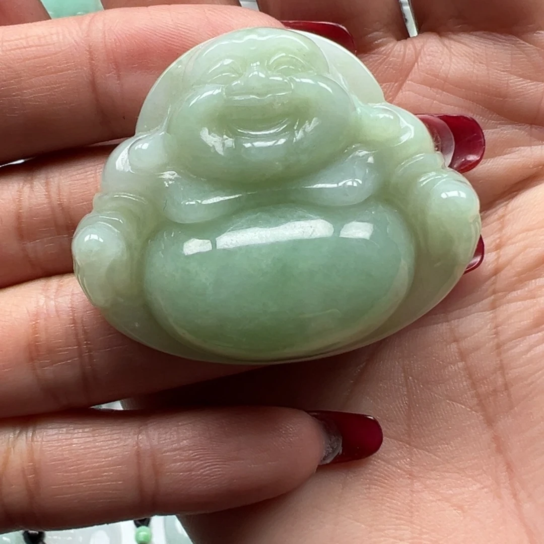 翡翠颈饰未镶嵌40.5×49×12.7