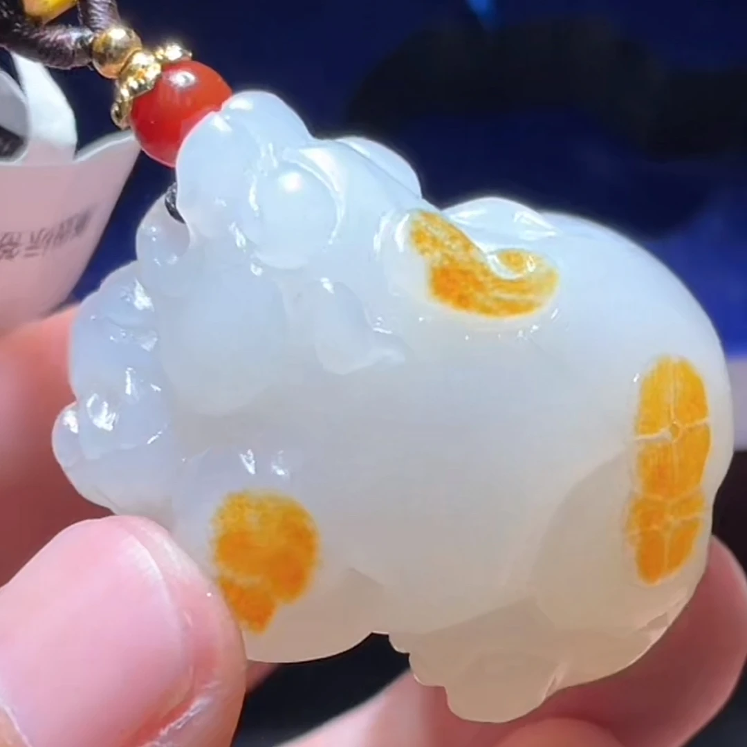 和田玉玉石挂件 d1213拍一发一