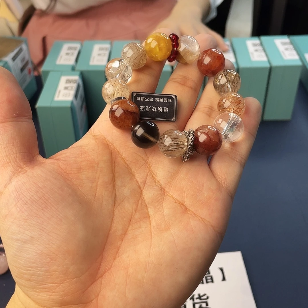 银S925镶嵌水晶手链