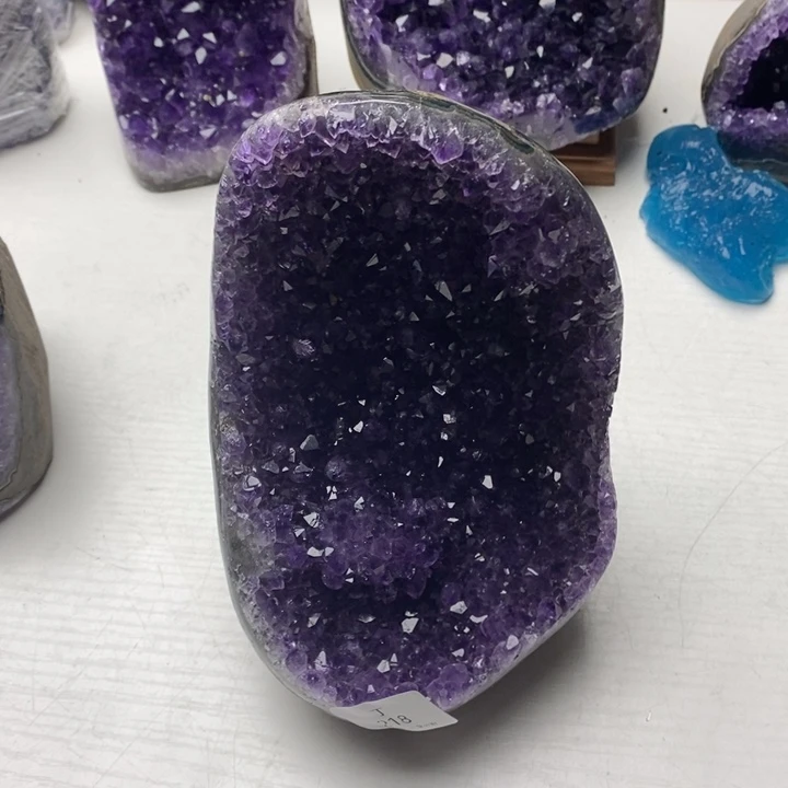 阿***玫未镶嵌珠宝半成品紫晶
