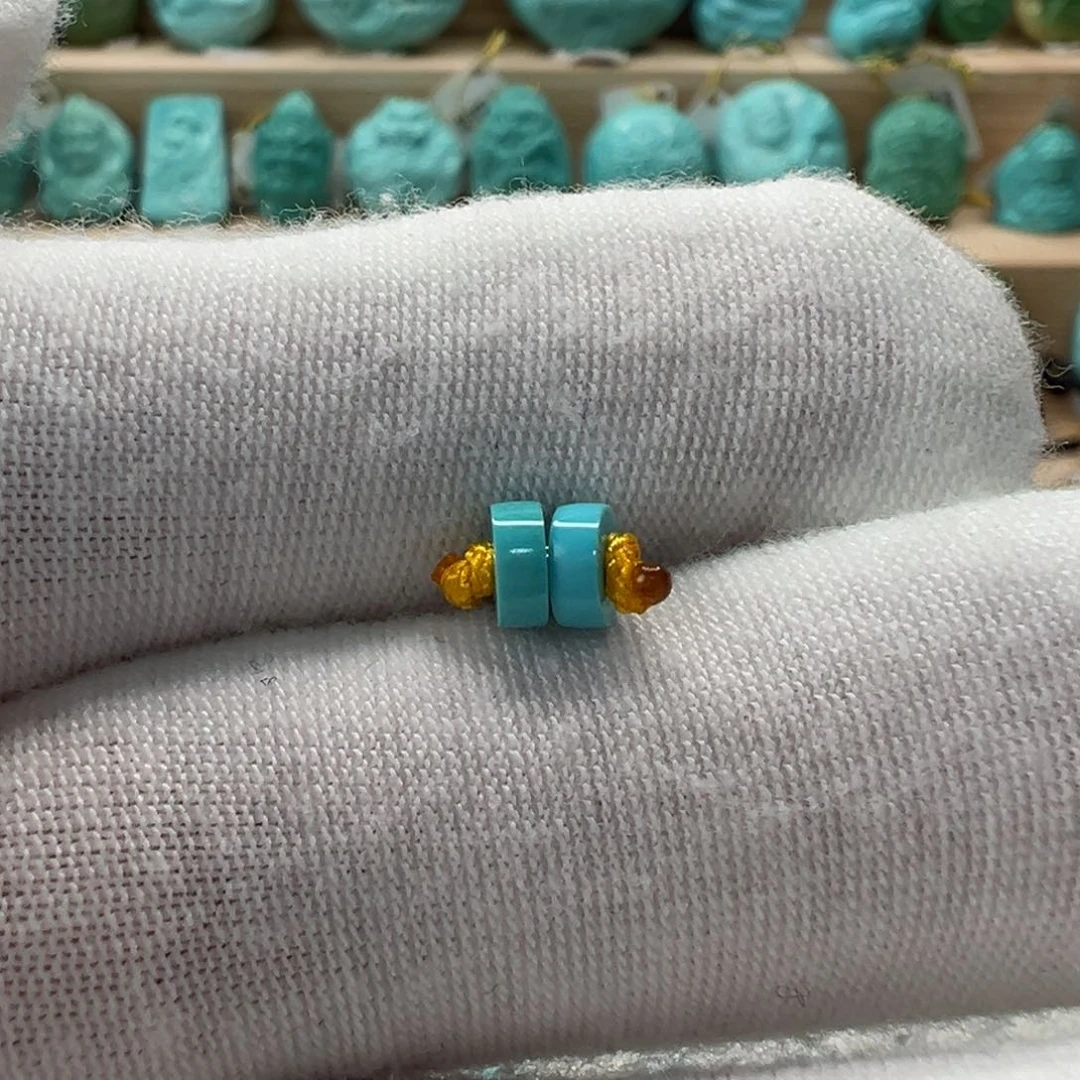 未镶嵌绿松石隔片4.8mm