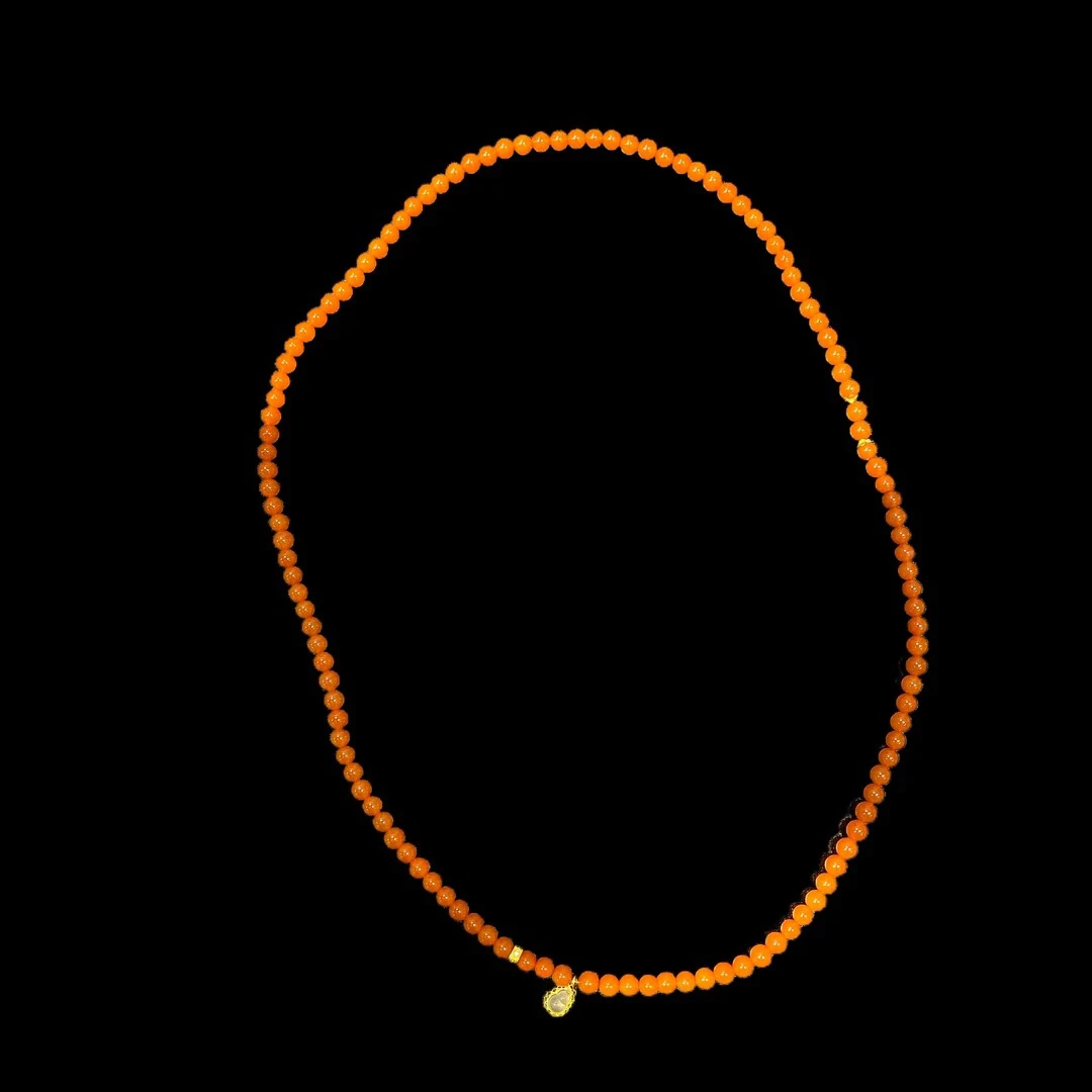 3336南红手串18k孤品