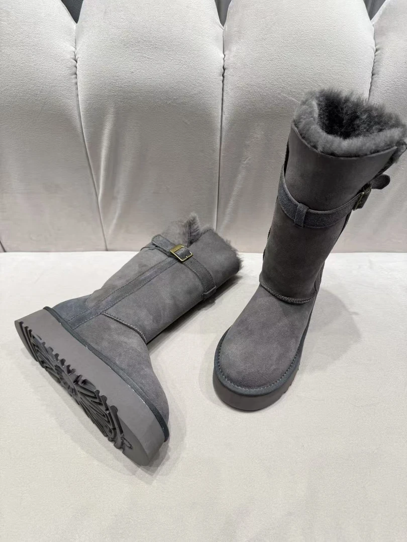 W N N 新品-长款雪地靴-2025年新款冬季不挑人百搭雪地靴