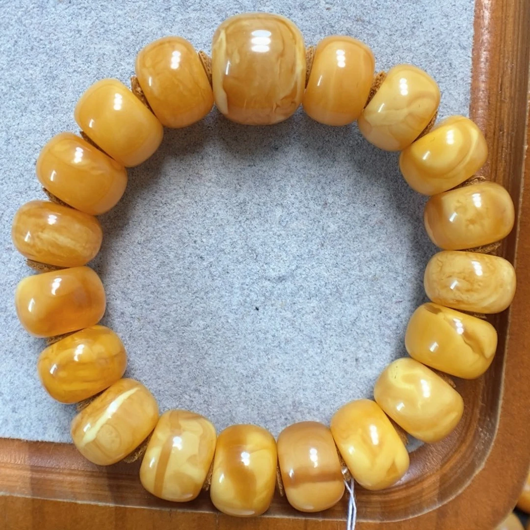 蜜蜡手串未镶嵌蜜蜡手串