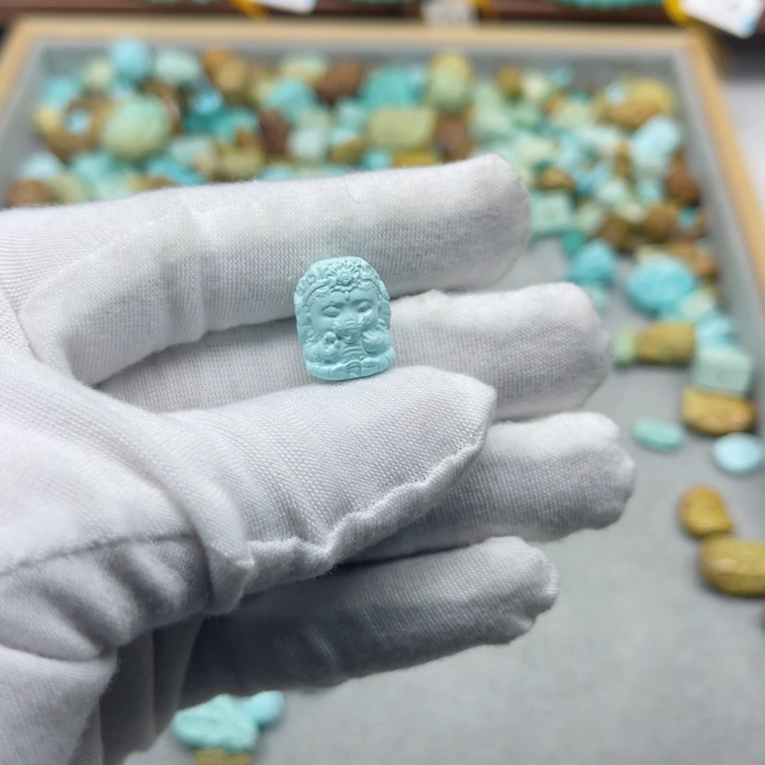 绿松石挂件未镶嵌