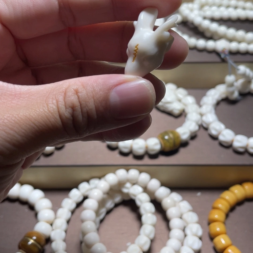 祥***福手串/手链鹿骨鹿角小鹿