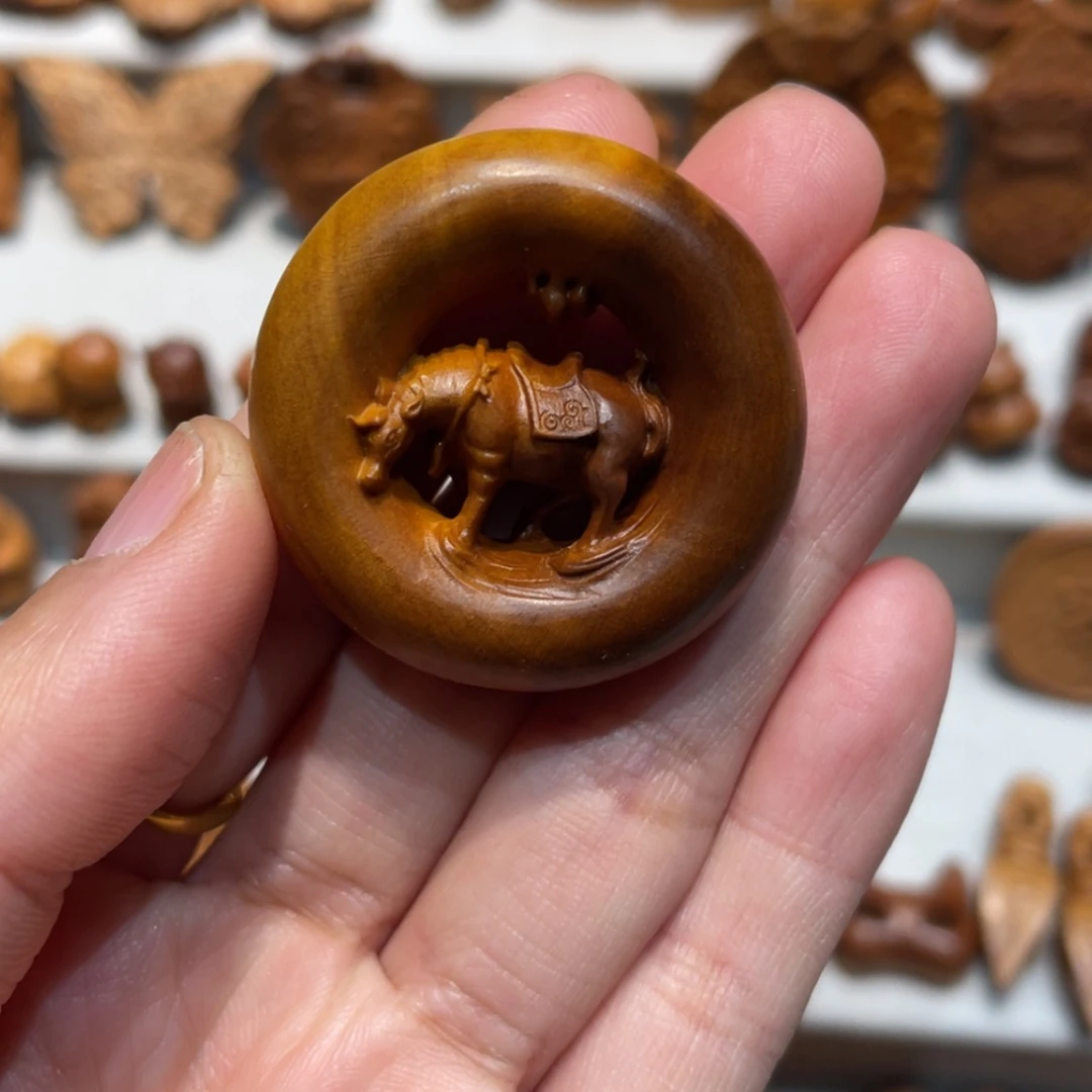 【闪购商品】檀香木吊坠Q**?小吊坠