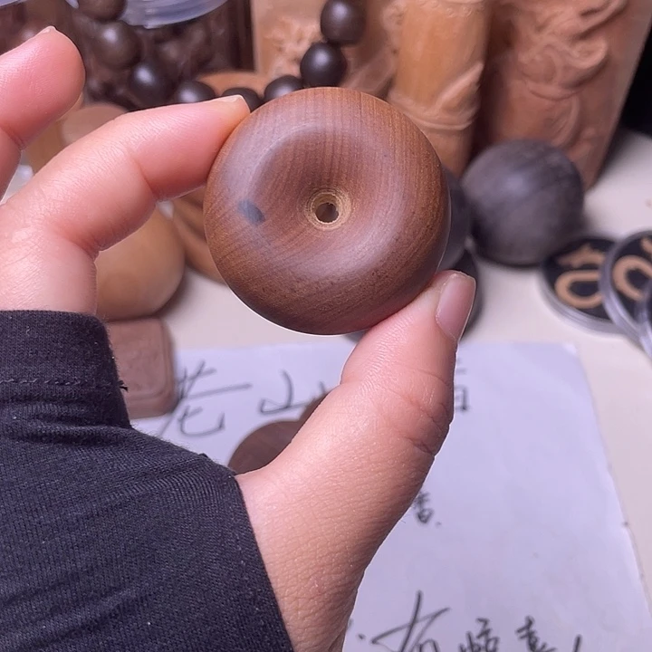 檀香木老山檀香大平安扣微暇