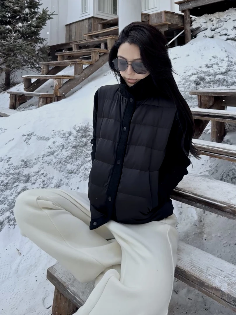 ChaxRmto斯斯95白鸭绒“降温刚需”立领拉链设计羽绒服TX1470