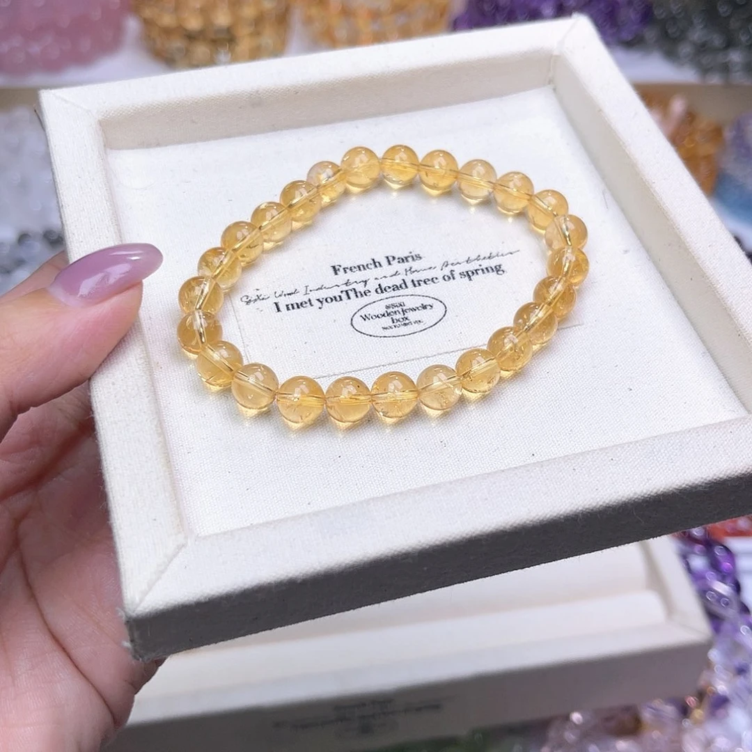 水晶手串未镶嵌S****k天然水晶7.8mm