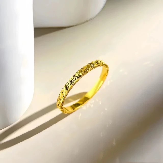 深圳水贝 碎冰冰戒爆单爆亮 明星同款18k真金