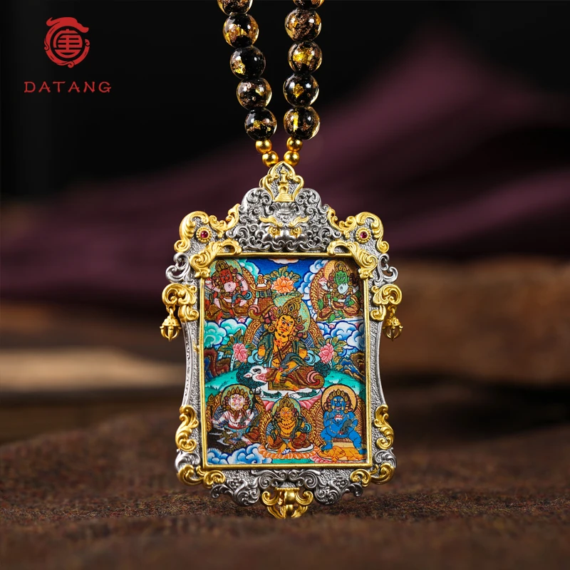 六路CC唐卡吊坠X34169-8