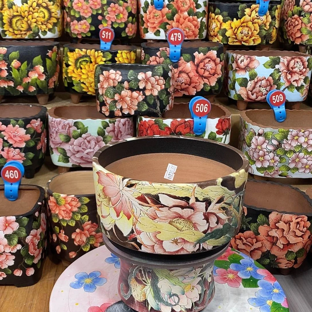 应***星景德镇精品云茜美盆