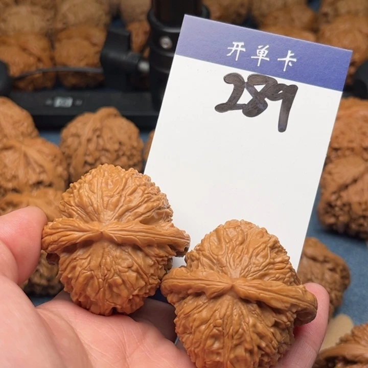 文玩核桃吊坠白狮子 44精修 289